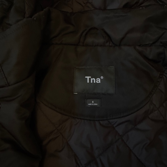 TNA Oversized Quilted Jacket in Black - Picture 2 of 8